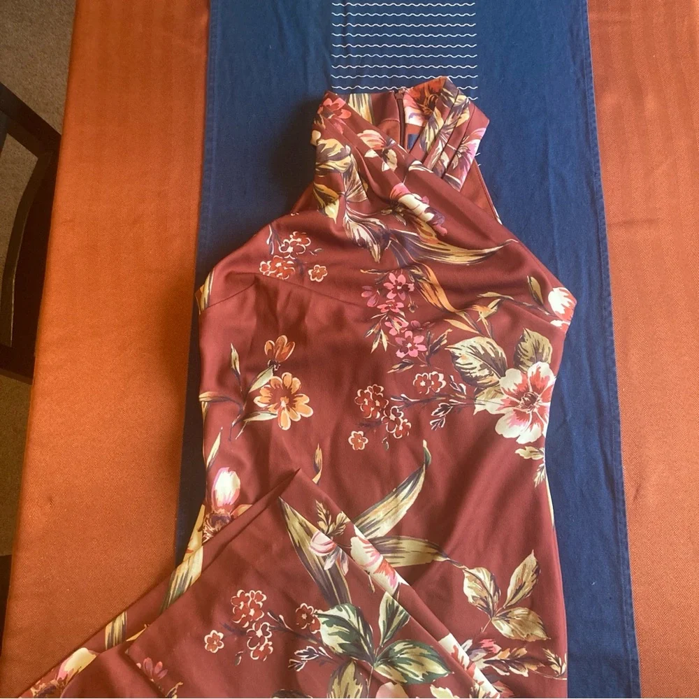 RACHEL Rachel Roy Harland Printed Halter Dress - Picture 4 of 5